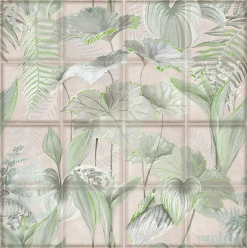 Панно Maiolica Crema(2 шт) 63x63 матовое керамическое
