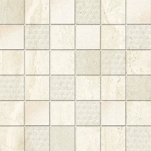 Мозаика Olimpia Crema Decor Mosaic-30х30 керамика глянцевая, бежевый