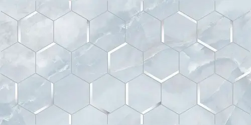 Декор настенный Onice Blu Синий D 31.5х63