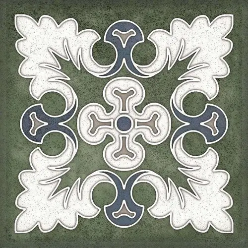 Плитка настенная Smalto Decor 1 Verde 15х15