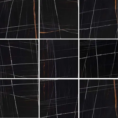 Керамогранит Marble Trend Nero Dorato 60x60 Матовый K-1004/MR/600x600x10
