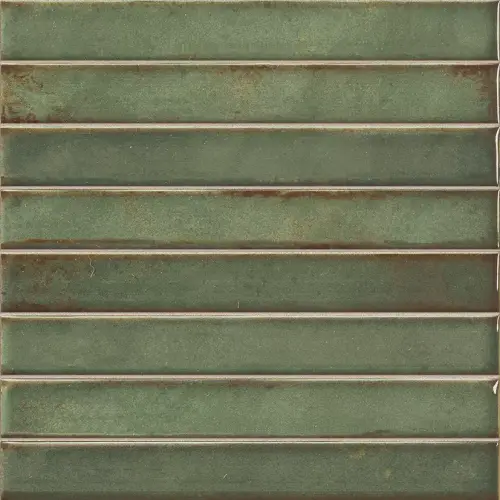 Плитка Brick Raku Emerald 35х35