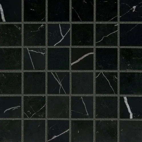 Ceramiche Delight Mosaico Marquina Nero Lux 30x30