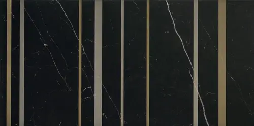 Ceramiche Delight Joy Marquina Nero Lux 30x60