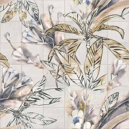 Decor Mural Autumn Leaves 20x20