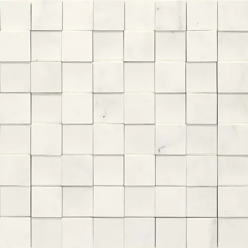 Плитка мозаика Allmarble Statuario 3D (30x30)