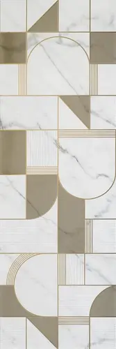 Декор Marazzi Allmarble Wall Golden White Satin Decoro Club 40x120