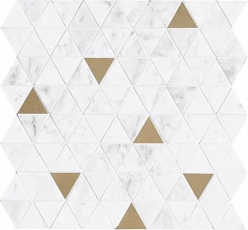 Мозаика Marazzi Allmarble Wall Altissimo Sat.Mosaico Tria 40х43