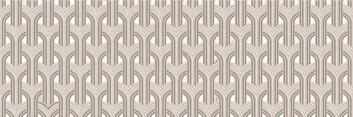 Allmarble Wall Golden White Lux Decoro Retro 40X120 8мм