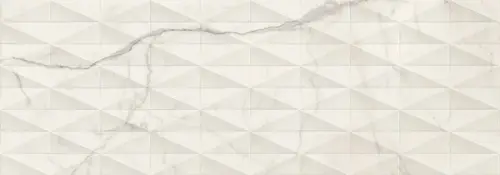 Allmarble Wall Statuario Struttura Pave Satin 3D Rett. 40X120 8мм