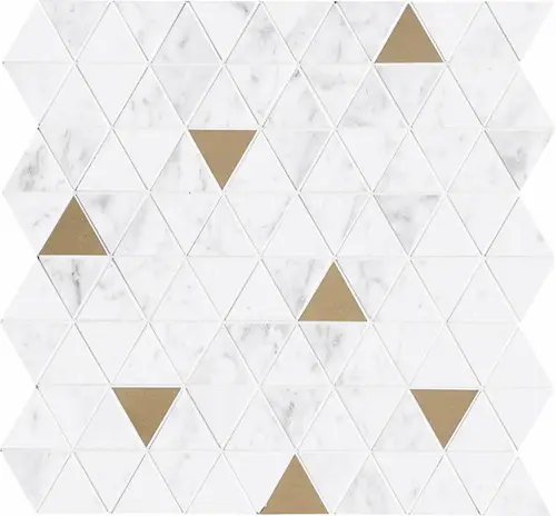 Allmarble Wall Altissimo Sat.Mosaico Tria 40X43 8мм