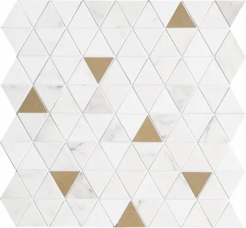 Allmarble Wall Statuario Sat.Mosaico Tria 40X43 8мм