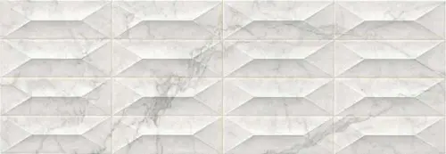 Плитка настенная Marbleplay Wall Statuarietto Struttura Gem 3D Rett. 30х90