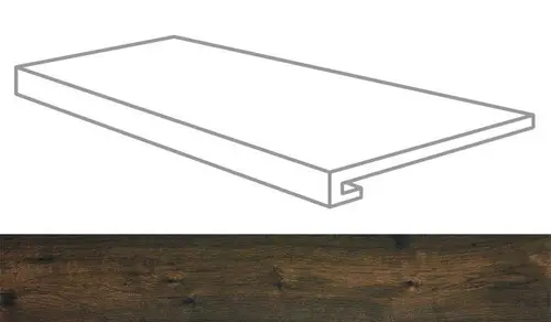 Ступень угловая Treverkhome Quercia Gradone 32,5х120 керамогранит
