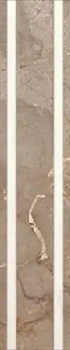 Плинтус 41 Waterjet Border (St. Lily Border 1) 15х60 Diana White керамогранит полированный