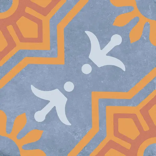 Palmas Blue Decor 2 20x20