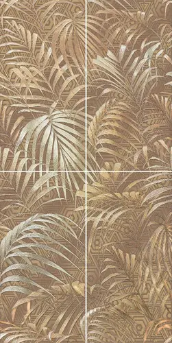 Панно настенное Фернс Коричневое (компл. из 4х шт.) 60х120