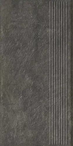 Клинкерная плитка Carrizo Basalt Stopnica Prosta Struktura Mat 30х60