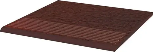 Ступень простая структ. Cloud Brown Duro 30х30х1.1