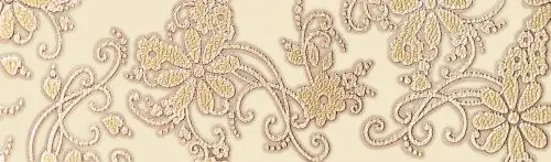 Paradyz Delicate Beige Kwiaty 15x50