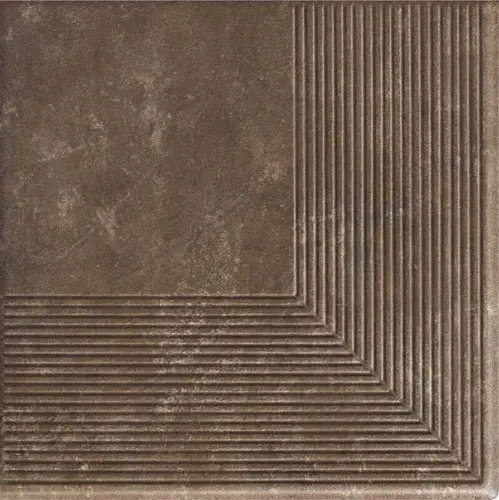 Ступень Ilario Brown/Ochra Brown Stopnica Narozna 30x30