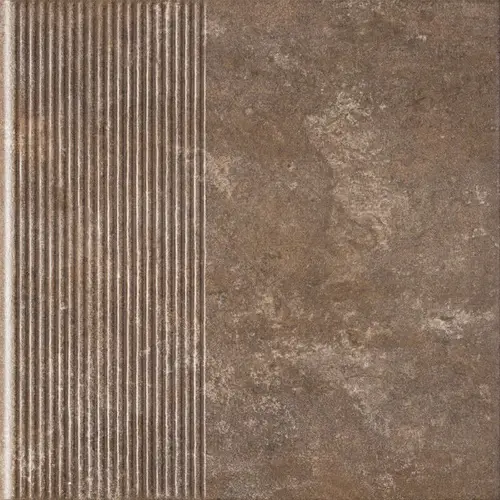 Ступень Ilario Brown/Ochra Brown Stopnica Prosta 30x30
