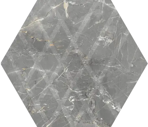 Керамогранит Paradyz Marvelstone Light Grey Heksagon Gres Szkl. Mat. 17.1х19.8