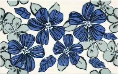 Paradyz Vivian Blue Kwiat 25x40