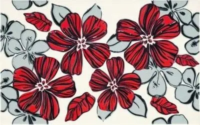 Paradyz Vivian Rosa Kwiat 25x40
