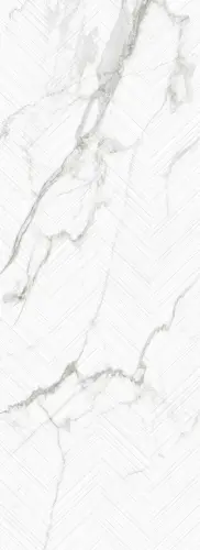 Керамогранит 41757 Lumiere White Decor ST/100х275/R 100х275