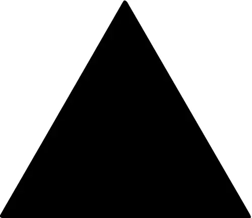 Petracers Triangolo Fondo Nero Matt 17х17