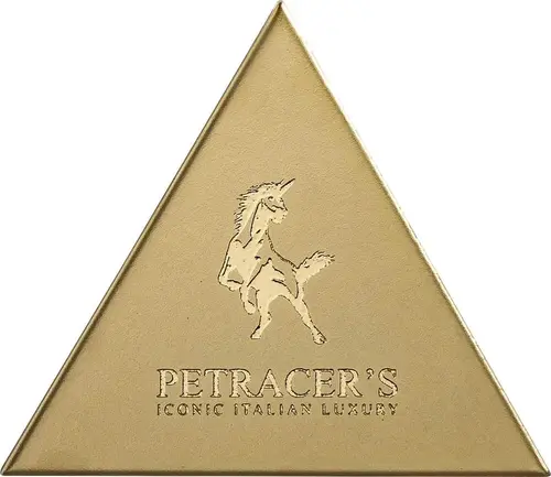 Petracers Triangolo Logo Su Oro Matt 17х17