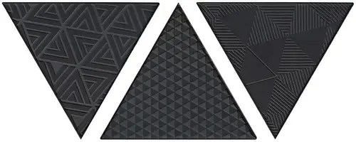 Petracers Triangolo Vibrazioni Nero Matt 17х17