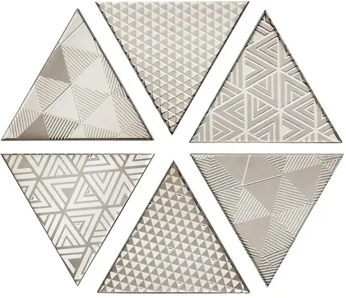 Petracers Triangolo Vibrazioni Platino 17х17