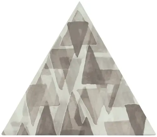 Petracers Triangolo Impressioni Grigio 17х17