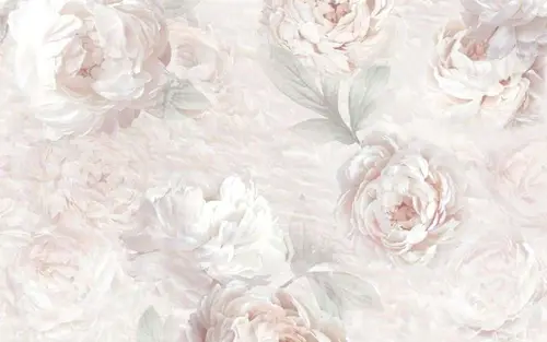 Плитка настенная Пионы Pionie Deco 3 Бежевый Средний 25х40