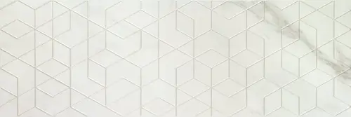 Porcelanite Dos 1212 Blanco Decor Diamond Rect. 40x120