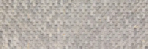 Настенная плитка Deco Image (Mirage) Silver (4p/c)-33,3x100 рельефная , матовая