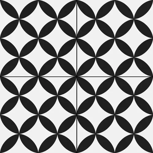 Керамогранит CIRCLE Black Pre. 45x45