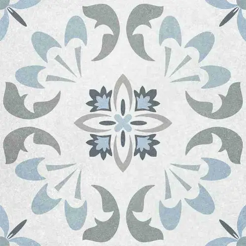 737497 Majolica Grey Deco Серый Светлый 45х45