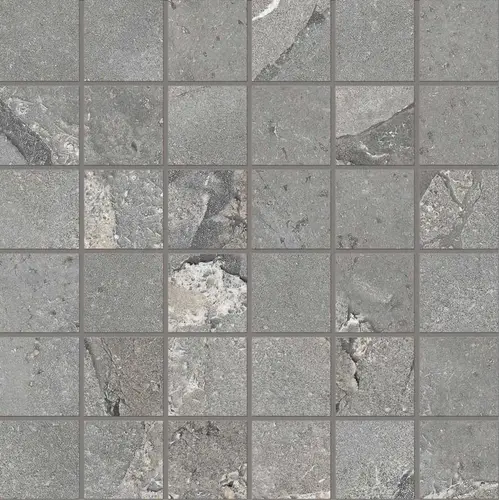 Unique Infinity Mosaico 5X5 Cobblestone Grey 30x30