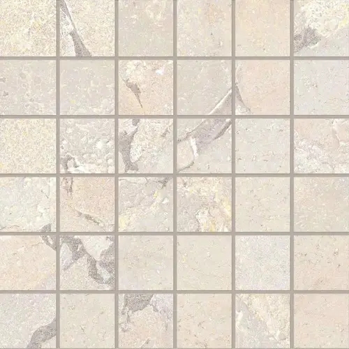 Unique Infinity Mosaico 5X5 Cobblestone White 30x30