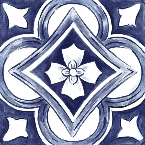RC8G Amuri Decoro Maiolica Tappeto 1 Glossy 20х20 RT