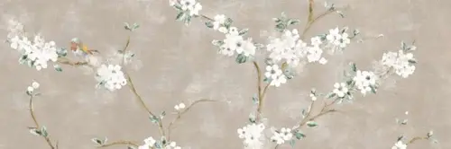 RA1Y Mixed Rosa Decoro Fiori di Pesco A Rett. 40x120