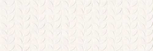Плитка настенная Vida Struttura Foglia 3D Bianco Rett 30x90