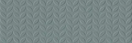 Плитка настенная Vida Struttura Foglia 3D Azzurro Rett 30x90