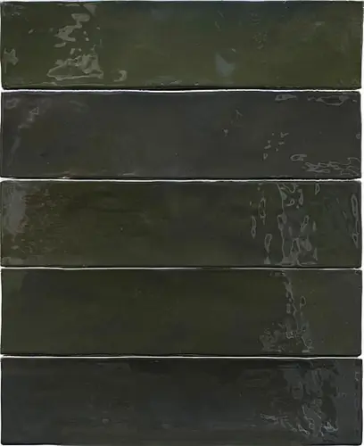 Revoir Paris Studio Vert Bouteille Glossy 6.2x25