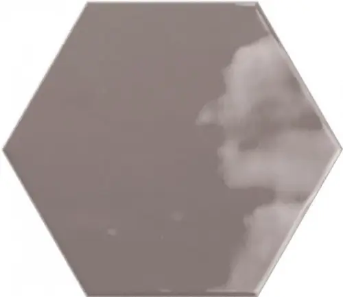 Ribesalbes Geometry Hex Charcoal Glossy 15x17,3