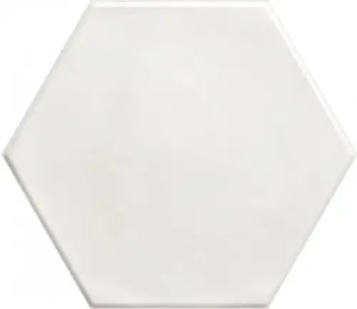 Ribesalbes Geometry Hex White Matt 15x17,3