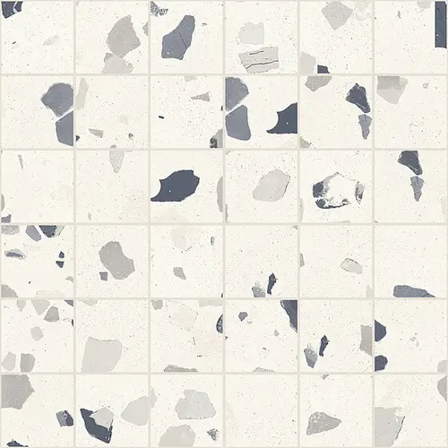 Мозаика Керамогранит DECONCRETE Mosaico De-Medium White 30х30